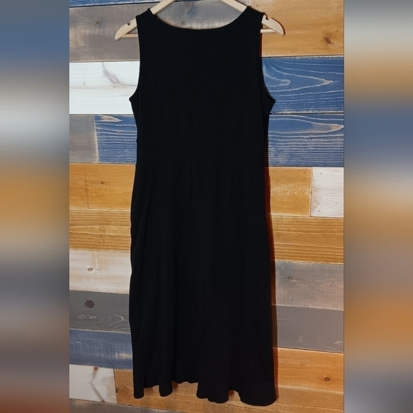 Charter Club Black Midi Dress 8 - Picture 5 of 7